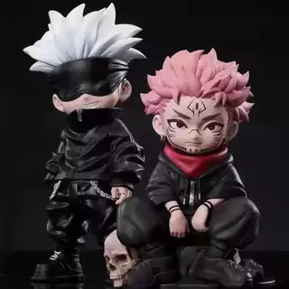 Boneco Gojo Satoru - Ryomen Sukuna - Jujutsu Kaisen