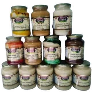 kit 6 doces de leite vidro atacado 660GR