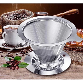 Filtro De Café Coador 103 Grande Reutilizável em Aço Inox