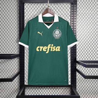 Palmeira 2024/25 Casa Tailândia Nova Qualidade Camisa de Futebol dos homens Fan Edition 1:1