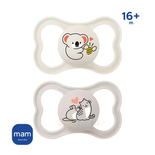 Chupeta MAM 16+M Supreme Embalagem Dupla Menina Menino Lançamento Bico igual Perfect Silicone