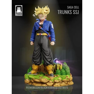 Trunks do futuro dragon ball z DBZ Action figure colecionável 3d