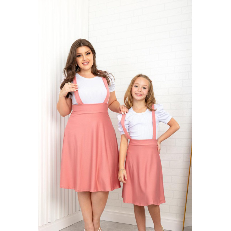 Tal Mãe Jardineira Jeans Mae E Filha Mee Filha Macacao Mae E Filha