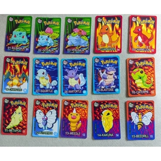 Coleção Completa Tazo Pokémon Supercard Retangular - Elma Chips
