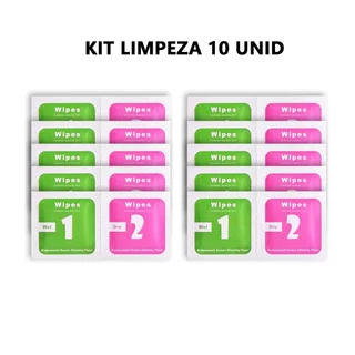 Kit limpeza 10 Unid Para Limpeza Tela Instalação De Película Celular GPS Tablet