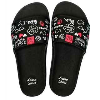 Chinelo Slide Feminino Leve Macio e Confortável Estampado Menina Modinha Sandália