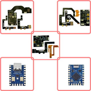 RP2040 core oled kit completo para jogos v1 v2 lite switch console