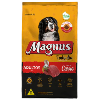 Ração Magnus Todo Dia Cão Adulto Porte Médio e Grande Carne 15 kg