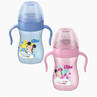 Copo de Treinamento com Alças Lillo Evolution  Antivazamento 240mL Mickey/Minnie em Oferta na Shopee