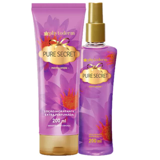Kit Pure Secret Phytoderm Deo Colônia + Hidratante Corporal