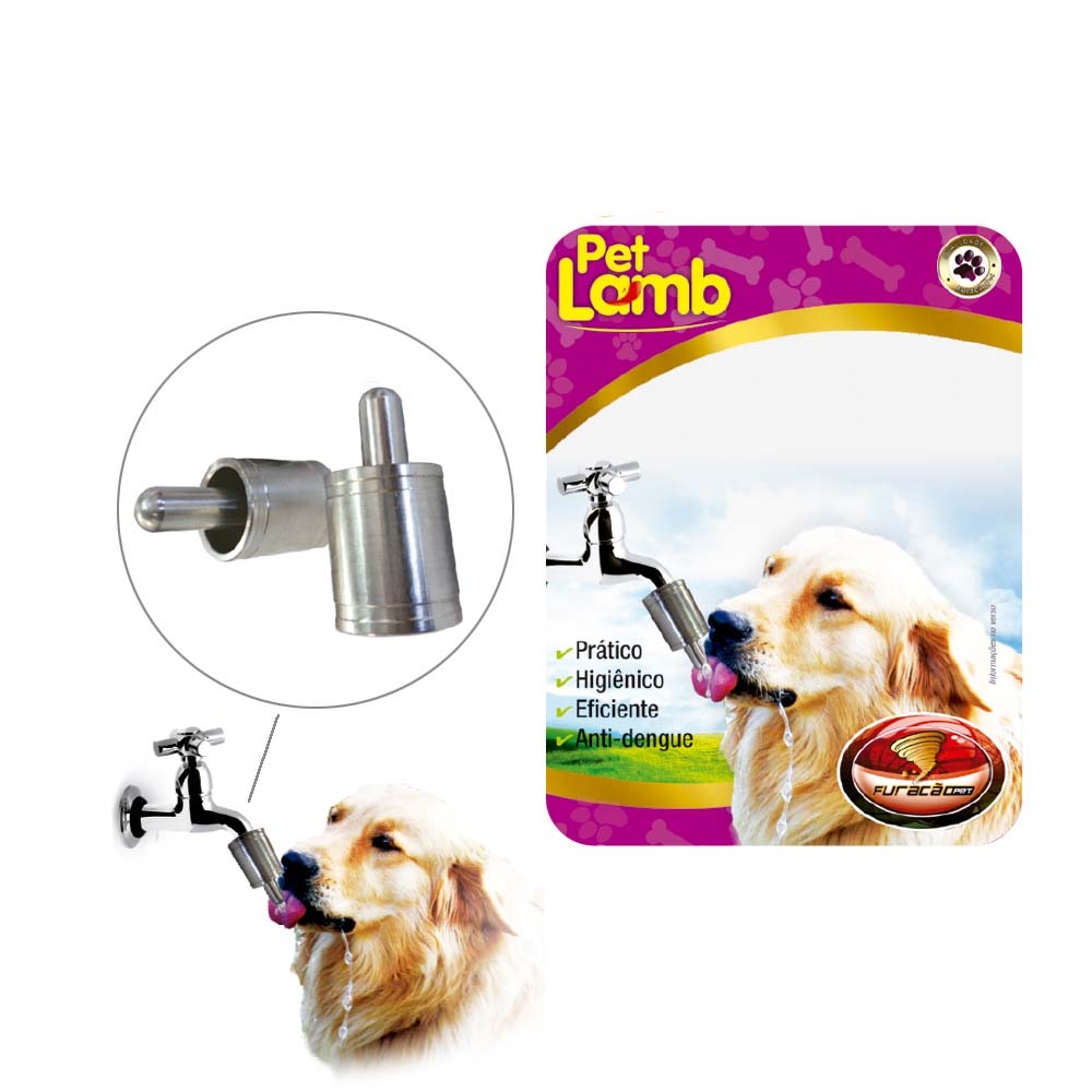 Bebedouro Torneira Automático Para Cães - Furacão Pet