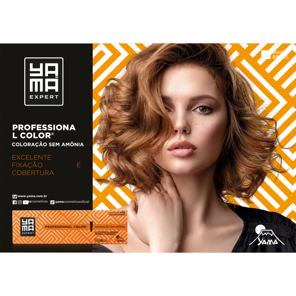 Tonalizante Professional Yamá N. 6.7 Louro Escuro Chocolate