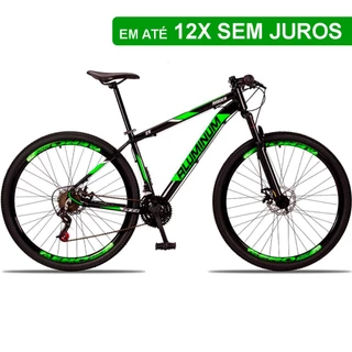 Bicicleta 29 Aluminum Raider 21 Marchas Freio a Disco com Suspensão