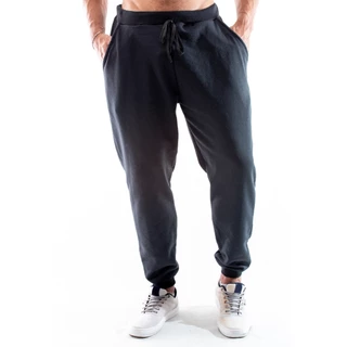 Calça jogger masculina moletom adulto grossa preta
