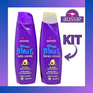 Kit Shampoo e Condicionador Aussie 360ml Jojoba Moist