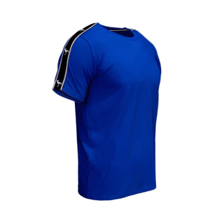 Camiseta Basica Masculina Azul Ducam Algodão Peruana Premium 30.1