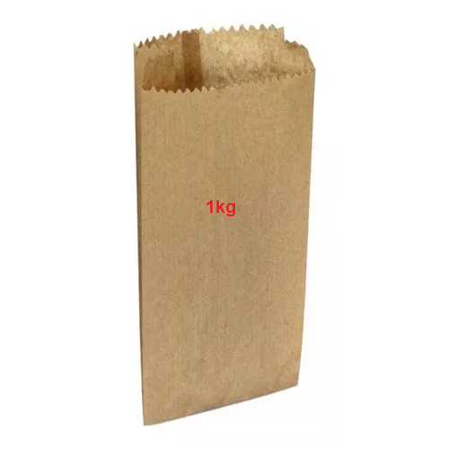 Saco De Papel Kraft 1kg - 500 Unidades 26x10