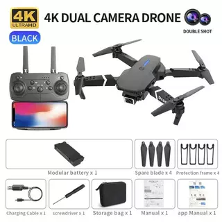 Drone E99 Pro/ E88 Pro Drone com Câmera hd 4k Fotografia Aérea, quadcopter avião de controle remoto helicóptero mini
