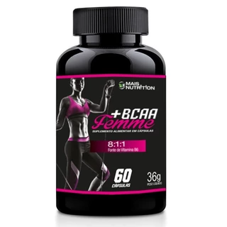 Suplemento Bcaa Femme 600mg Mais Nutrition - 60 Caps