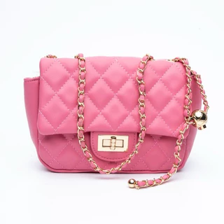 Bolsa blogueira Matelassê com Alça de Corrente Ajustável M490