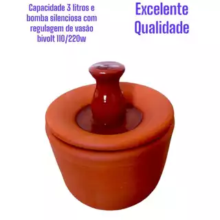 Bebedouro tipo Chafariz de cerâmica Fonte para Caes e gatos 3 Litros 110/220w