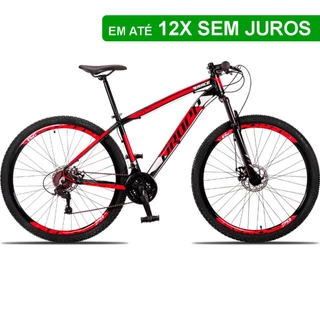 Bicicleta 29 Dropp Race 21 Marchas Quadro Alumínio e Suspensão Dianteira e Freio Disco
