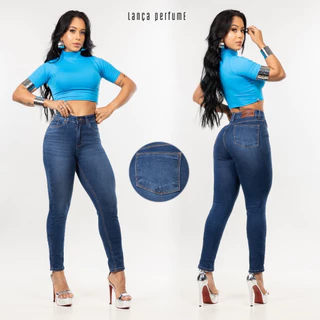 Calça feminina skinny empina bumbum com laycra direto de fábrica