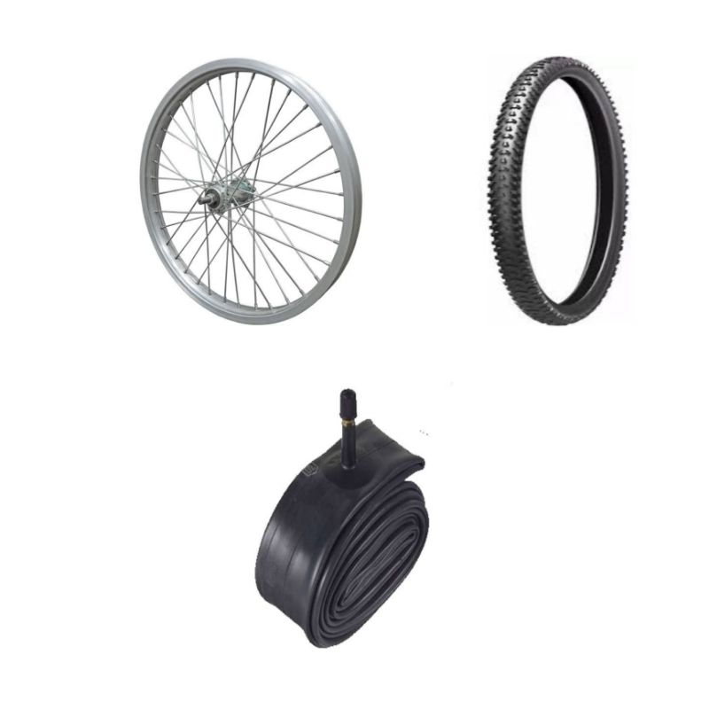 KIT RODA DIANTEIRA ARO 20 BIKE CARGO | Shopee Brasil