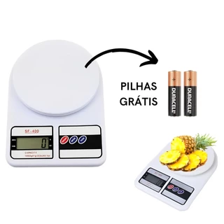 Balança de cozinha digital Alta precisão com pilhas inclusas AA 10kg em Oferta na Shopee