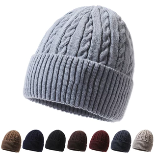 Touca de Lã Forrada para Inverno - Modelo Unissex