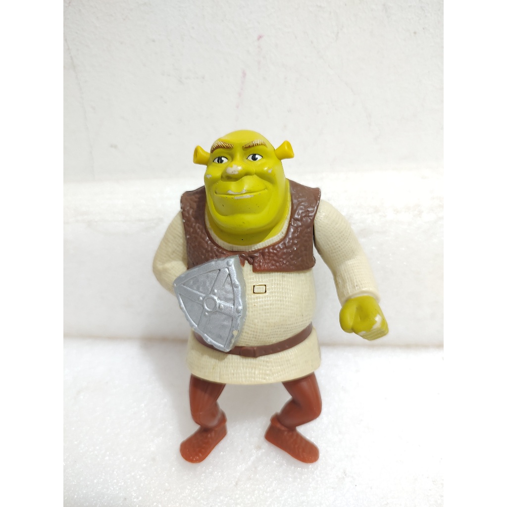 Boneco do Shrek com Escudo Mc Donald's 2010 15cm | Shopee Brasil
