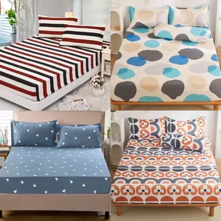 Jogo de Cama Casal Estampado 3 Pçs Com Elástico Microfibra
