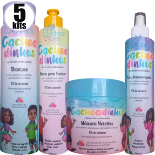 5 Kit Cacheadinhos Suave Fragrance Crespo/cacheado/ondulados