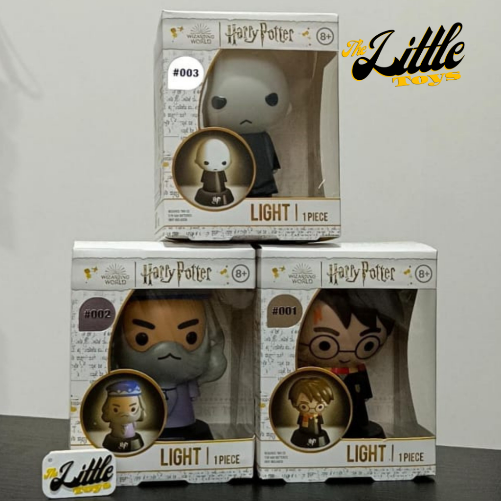 Luminária Harry Potter Wizarding World (Harry Potter - Dumbledore - Voldemort)