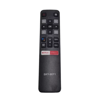 Kit 2 Controle Remoto TV TCL Android Led Qled Sky9071