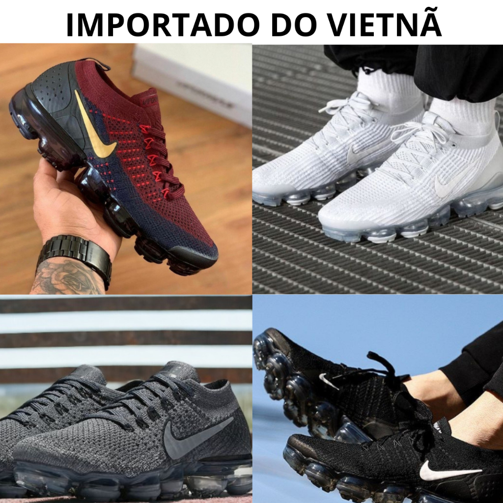 Tenis VaporMX Masculino Casual Esportivo Mandrake Treino Confortável Refletivo