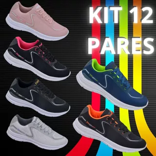 Kit 12 Pares Atacado Masculino e Feminino