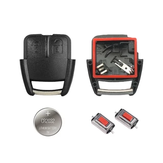 Kit Capa Chave Gm Astra Corsa Celta Prisma + Botão E Bateria em Oferta na Shopee