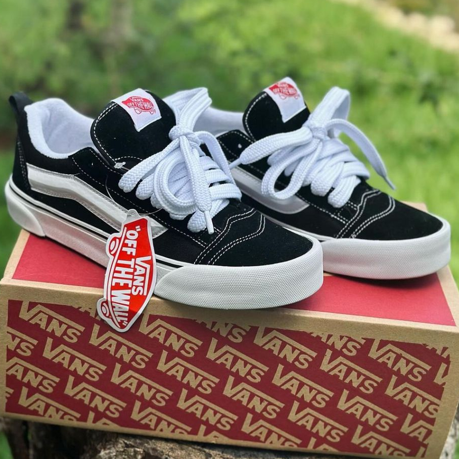 TÊNIS VANS KNU SKOOL BLACK TRUE WHITE LANÇAMENTO