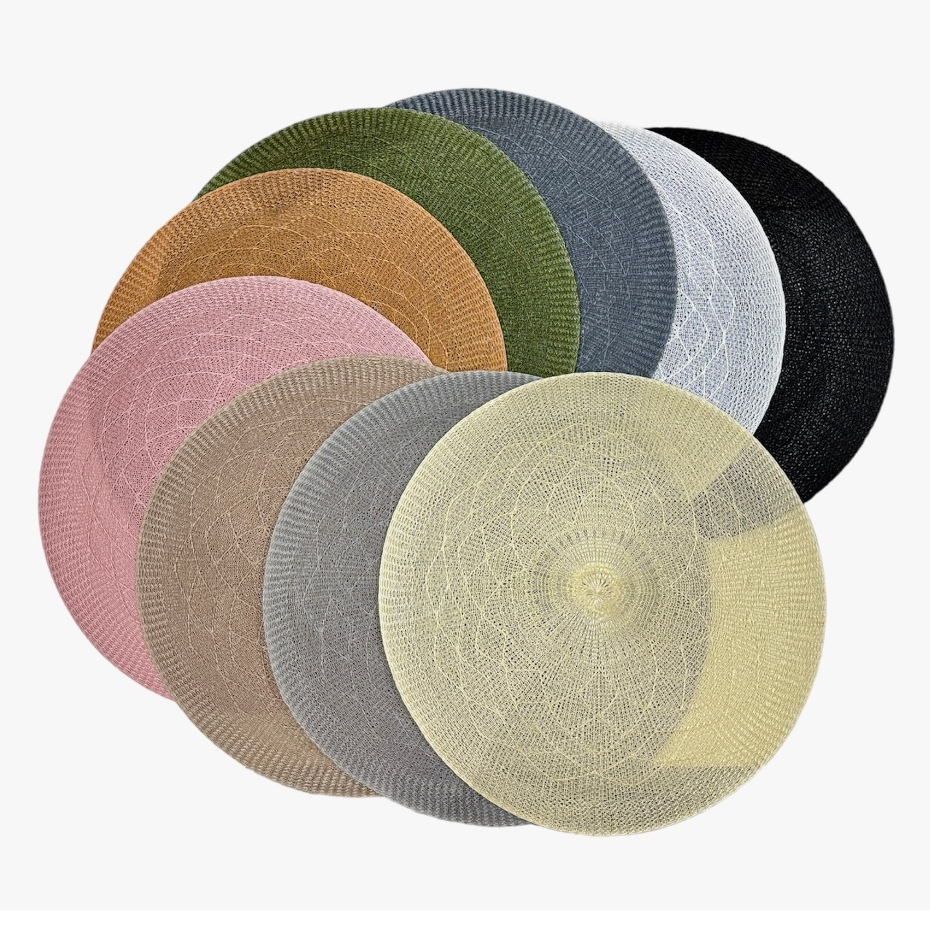 Jogo Americano Redondo Jantar para Mesa Posta, Descanso de Prato