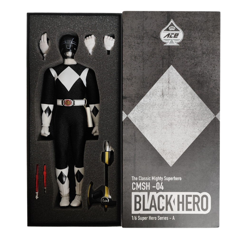Power Ranger Preto - Mighty Morphin Power Rangers - 1/6 (Black Ranger ...