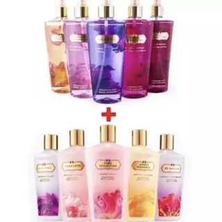 Kit Hidratante + Body Splash 250ml - Diversas fragrâncias