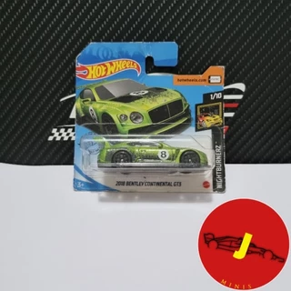 Hot wheels 2018 Bentley continental GT3 (verde)