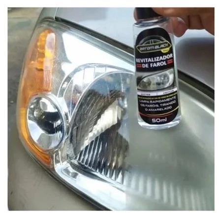 Revitalizador De Farol - Não Precisa Polir Nem Lixar - Remove e Limpa Amarelado
