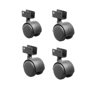 roda rodinha rodizio 16mm para escrivaninhas mesas moveis kit 4un