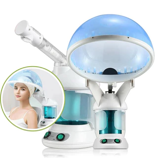 Aparelho Vaporizador Vapor de Ozônio Capilar e Facial 2 em 1 Profissional