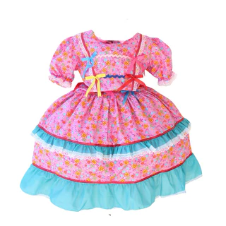 Vestido Festa Junina Infantil Caipira Festa Junina São João Caipirinha