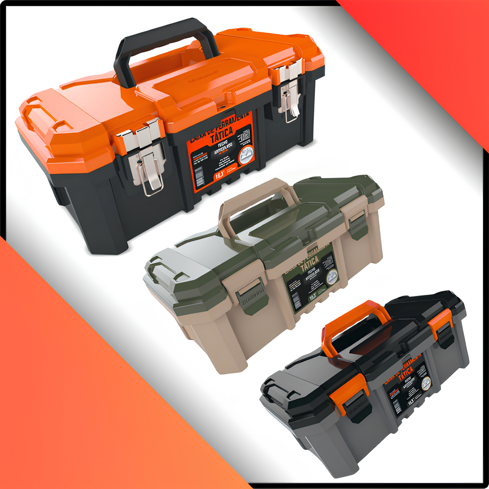 Caixa de Ferramentas - Maleta Grande - Resistente Reforçada - Diversas Cores e Tipos