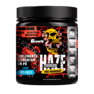 PRÉ-TREINO HAZE HARDCORE 300G - GROWTH SUPPLEMENTS