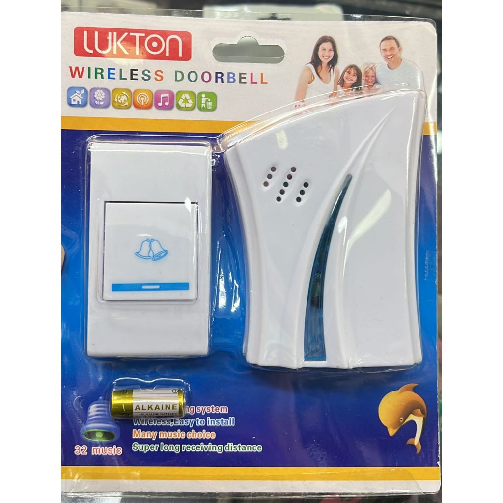 Campainha Sem Fio Residencial a Prova d’água Com Alcance De 100 Metros.